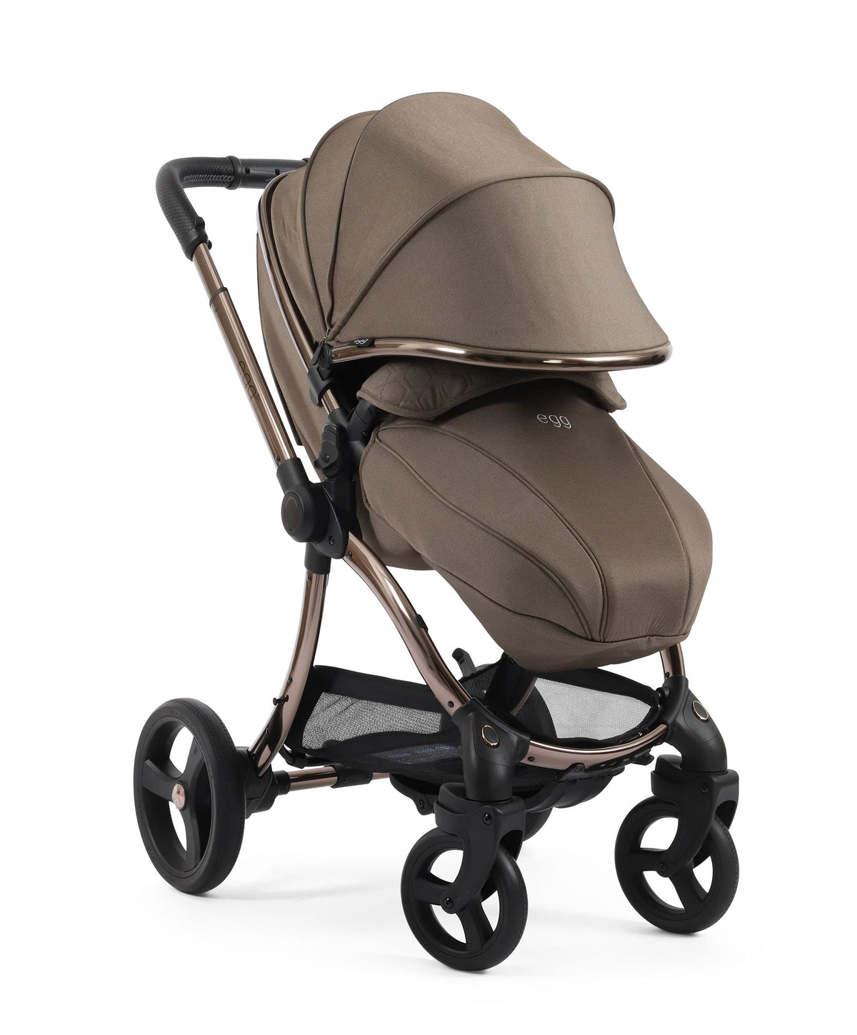 egg3 Pushchair Bundle with Shell 360 Car Seat - Mink
