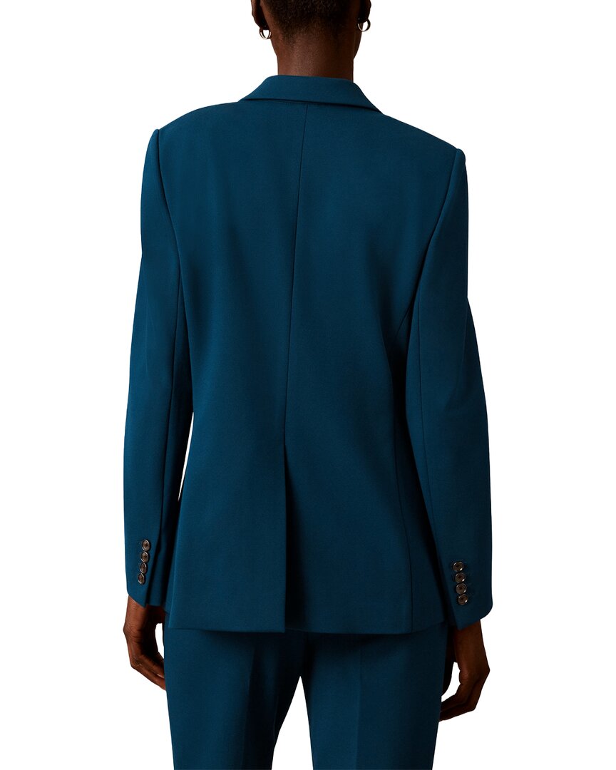 Calvin Klein Petite One Button Notch Collar Jacket