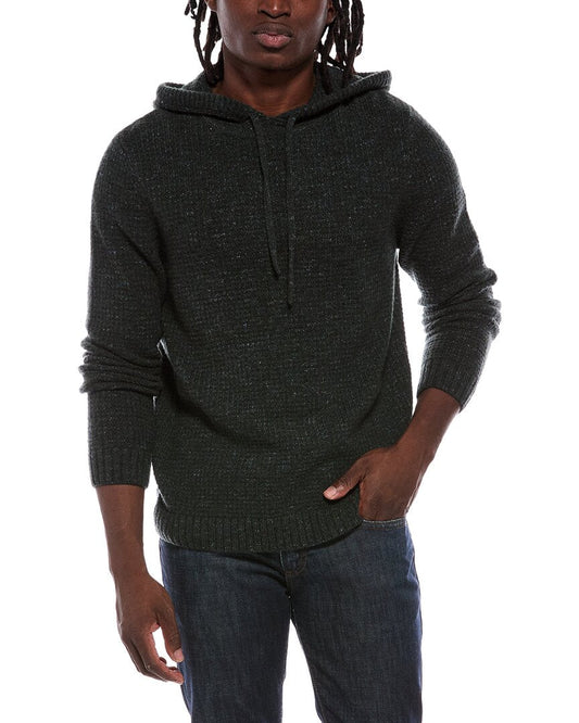Autumn Cashmere Italian Waffle Wool & Cashmere-Blend Hoodie
