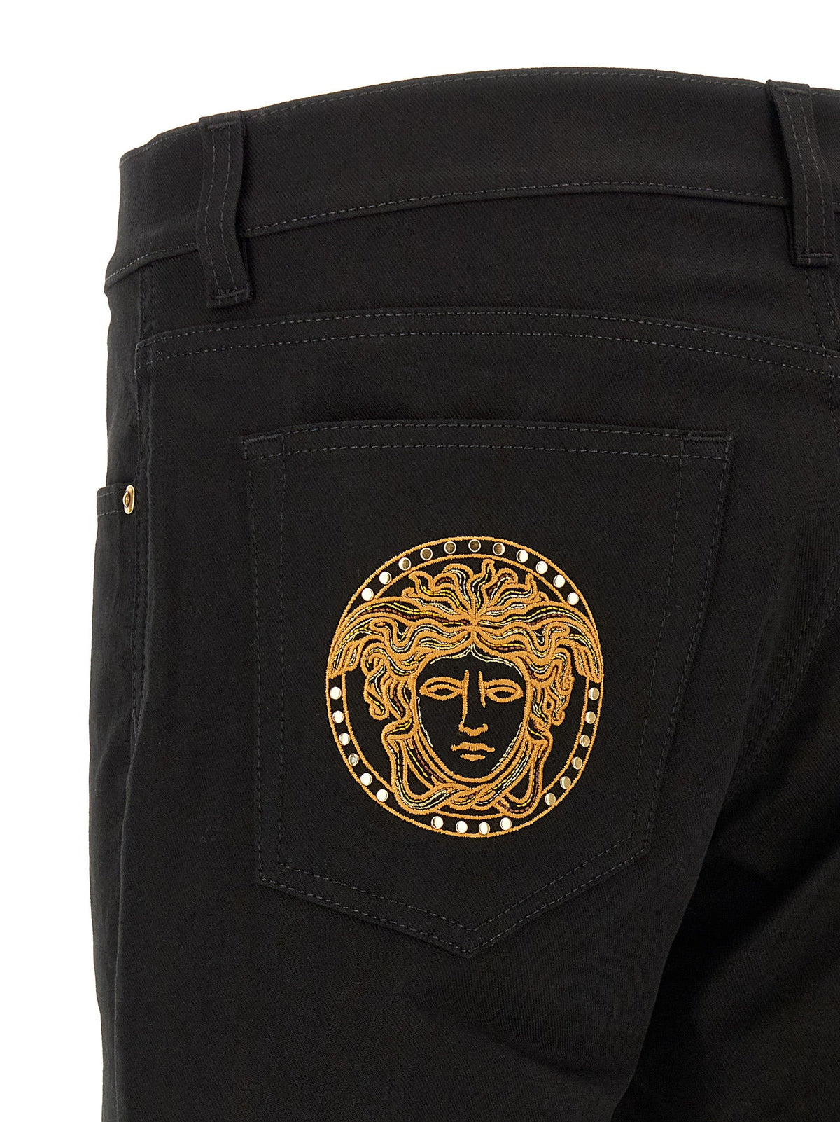 Versace Cotton Straight-Leg Men's Jeans