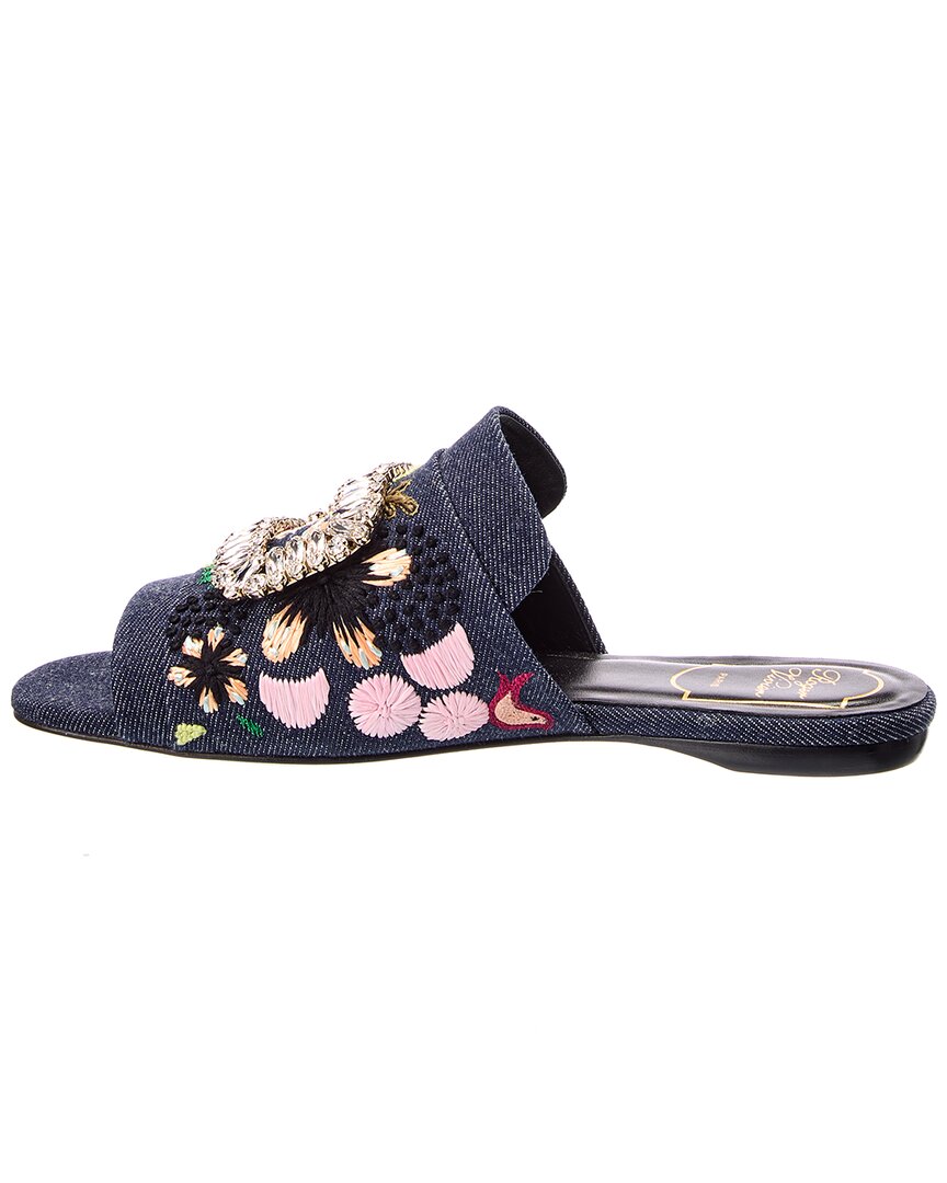 Roger Vivier Denim Sandal