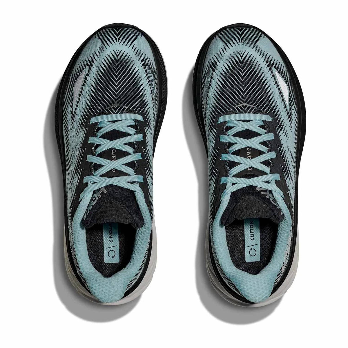 Women's Clifton 9 Gtx Running Shoes In Black Raindrop