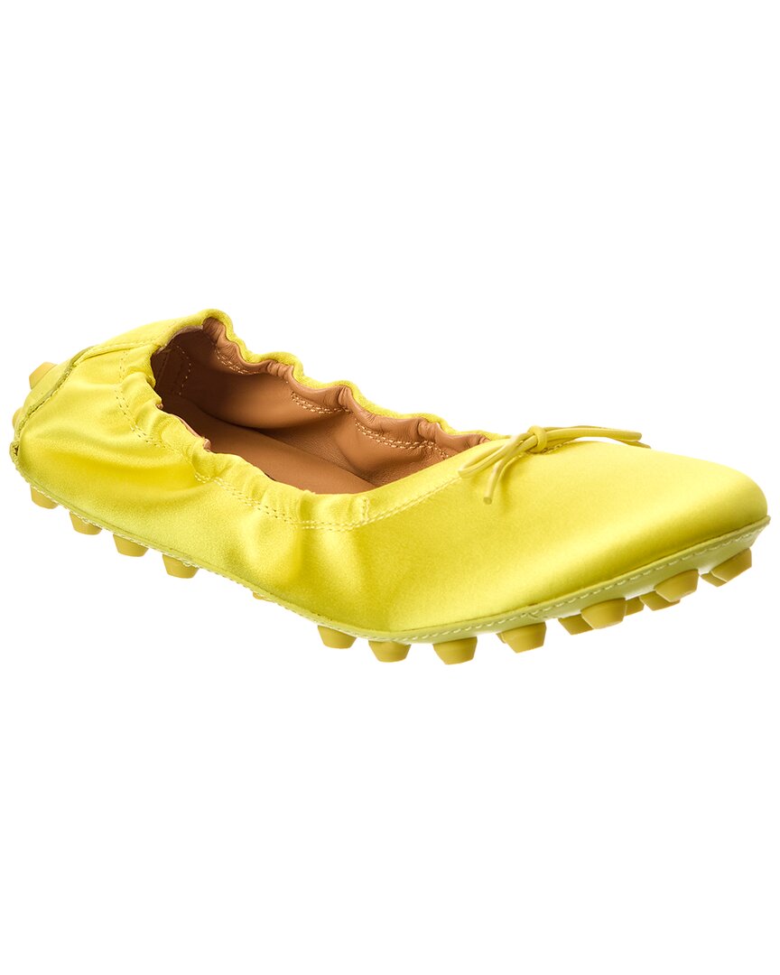 TOD’s Satin Flat