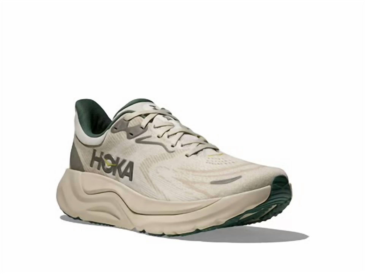Men's Arahi 8 Running Shoes In Truffle Salt Oyster Mushroom