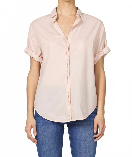 Benning Button-Up Shirt In Cameo Rose