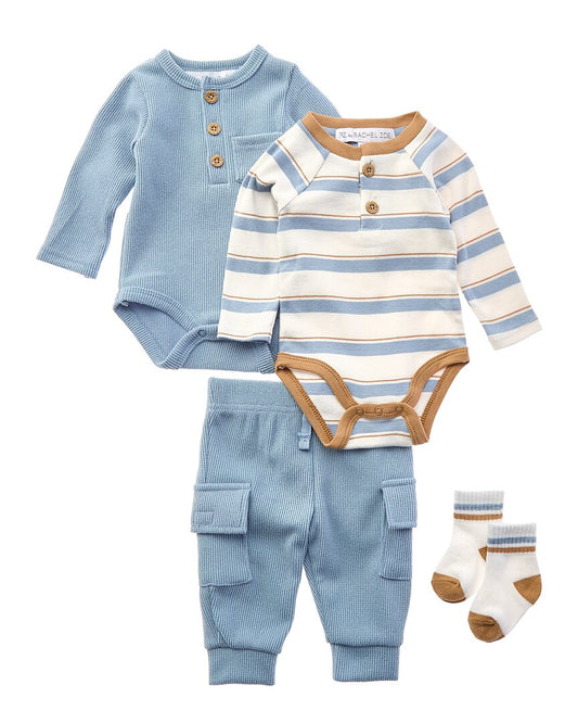 Rachel Zoe 4pc Bodysuit Set