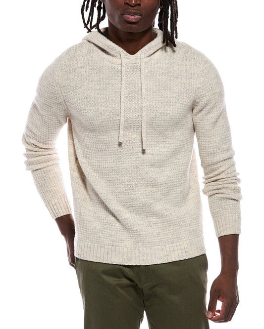 Autumn Cashmere Italian Waffle Wool & Cashmere-Blend Hoodie