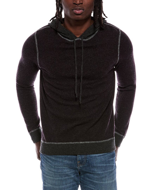 Autumn Cashmere Colorblock 100% Cashmere Hoodie