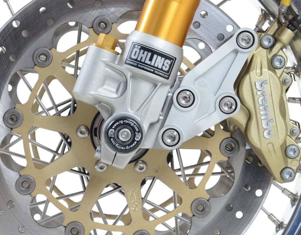 R&amp;G Racing Front Axle Sliders Fork Protectors for Norton Commando 961 Sport