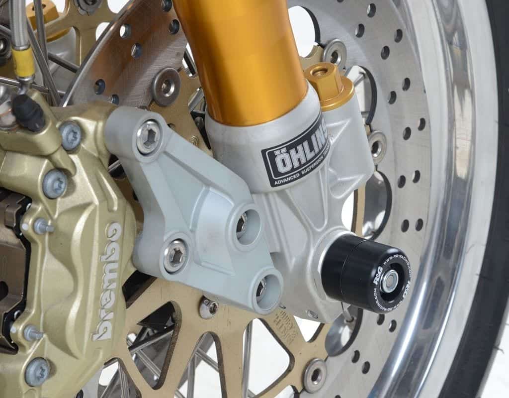 R&amp;G Racing Front Axle Sliders Fork Protectors for Norton Commando 961 Sport