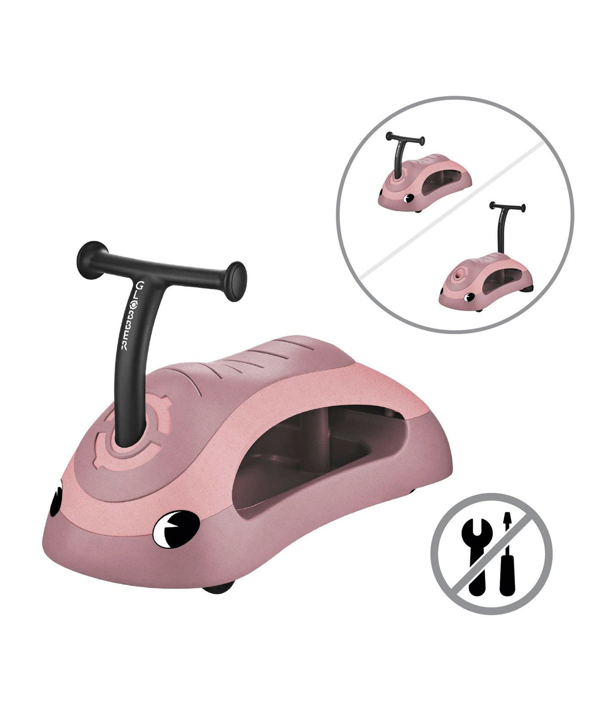 Globber Baby Walker 2in1 Ecologic - Berry