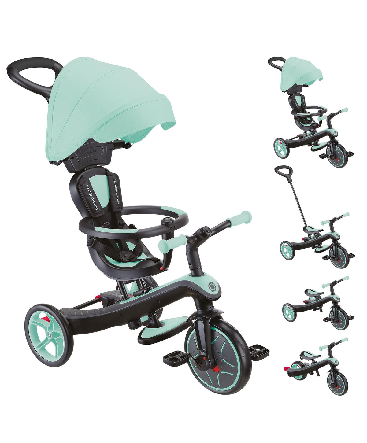 Globber Explorer Trike 4 in 1 - Mint