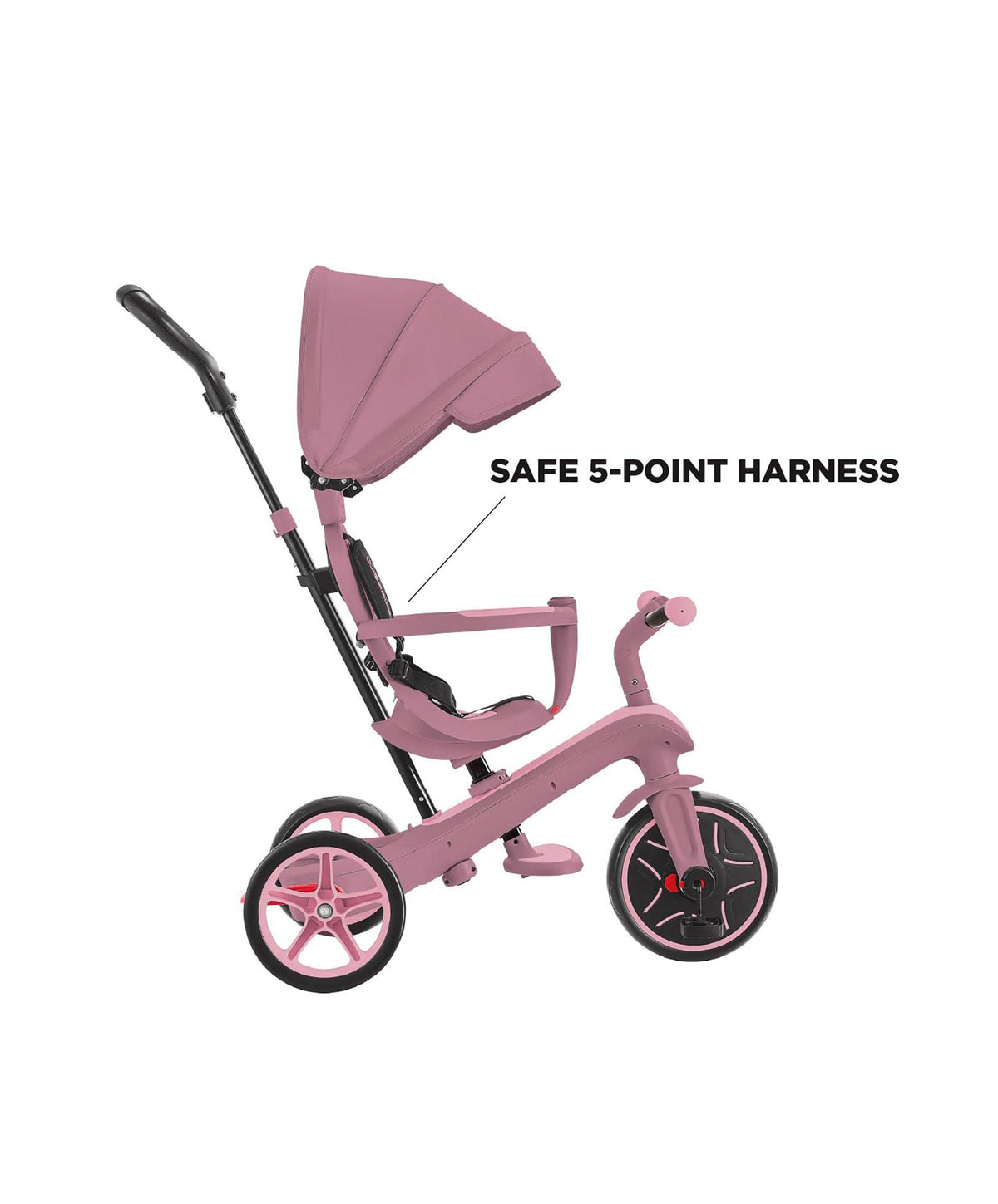 Globber Explorer Trike Eco 4 in 1 – Berry