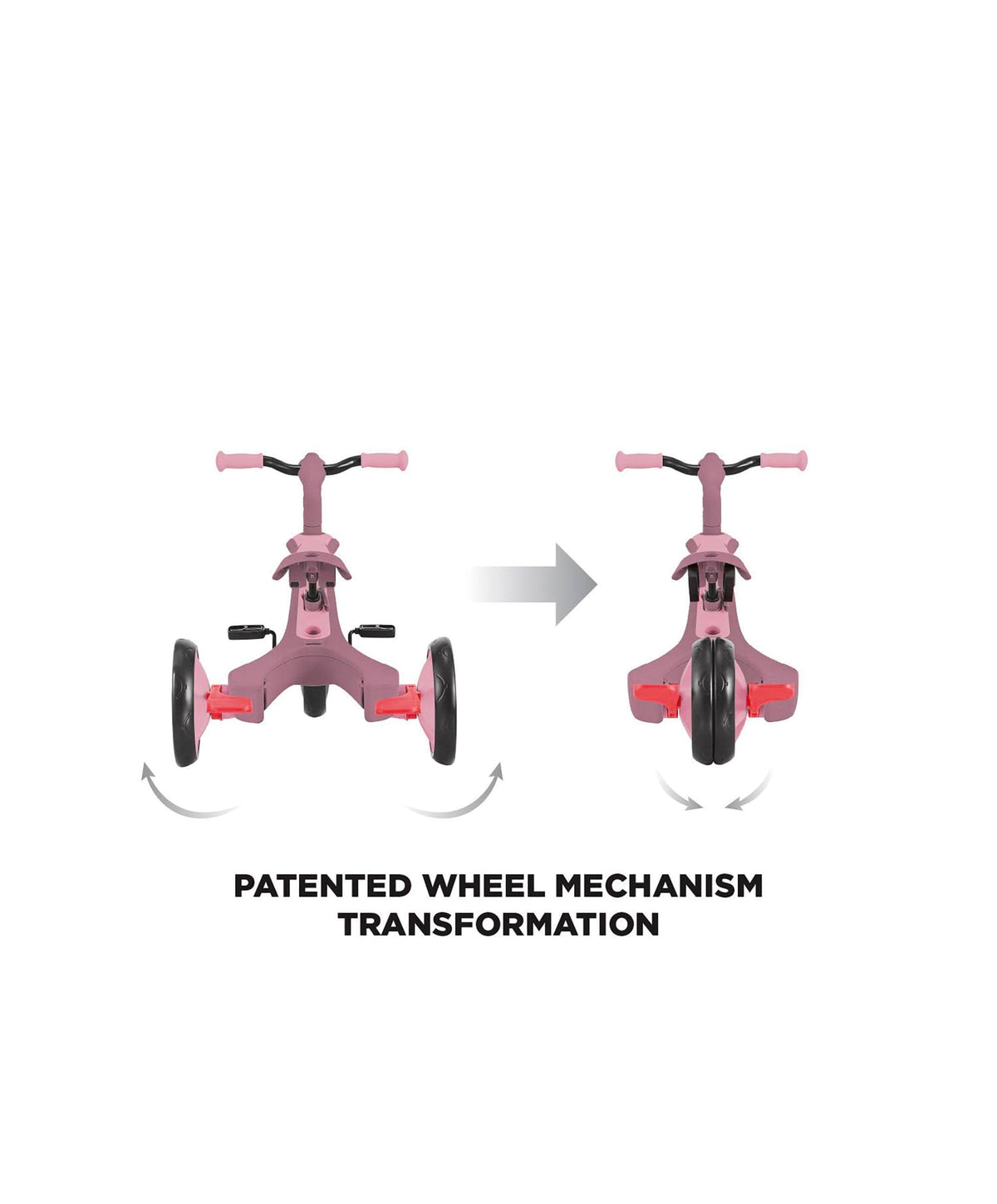 Globber Explorer Trike Eco 4 in 1 – Berry