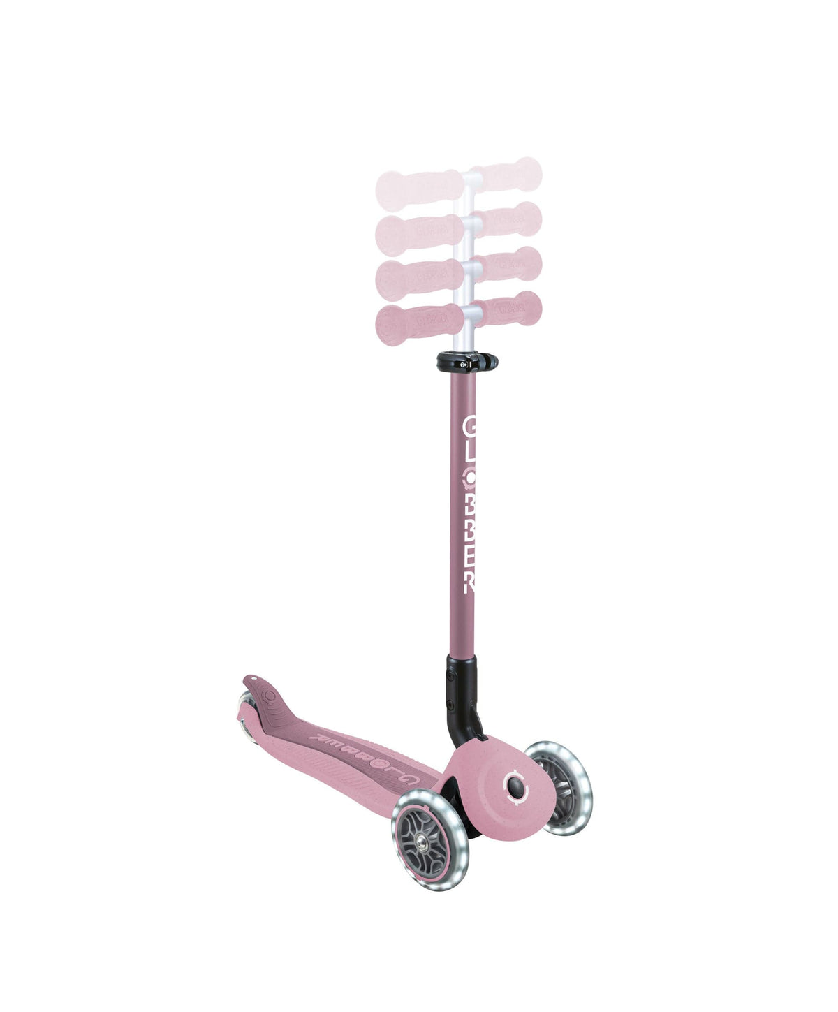 Globber Go Up Active Lights Eco - Berry