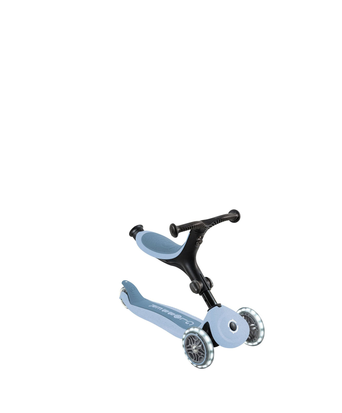 Globber Go Up Active Lights Eco - Blueberry