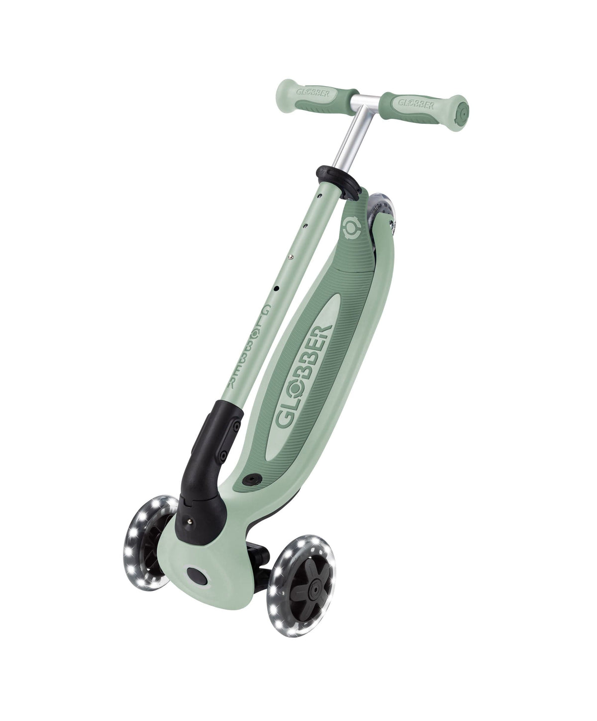 Globber Go Up Baby 360 Lights Scooter – Sage