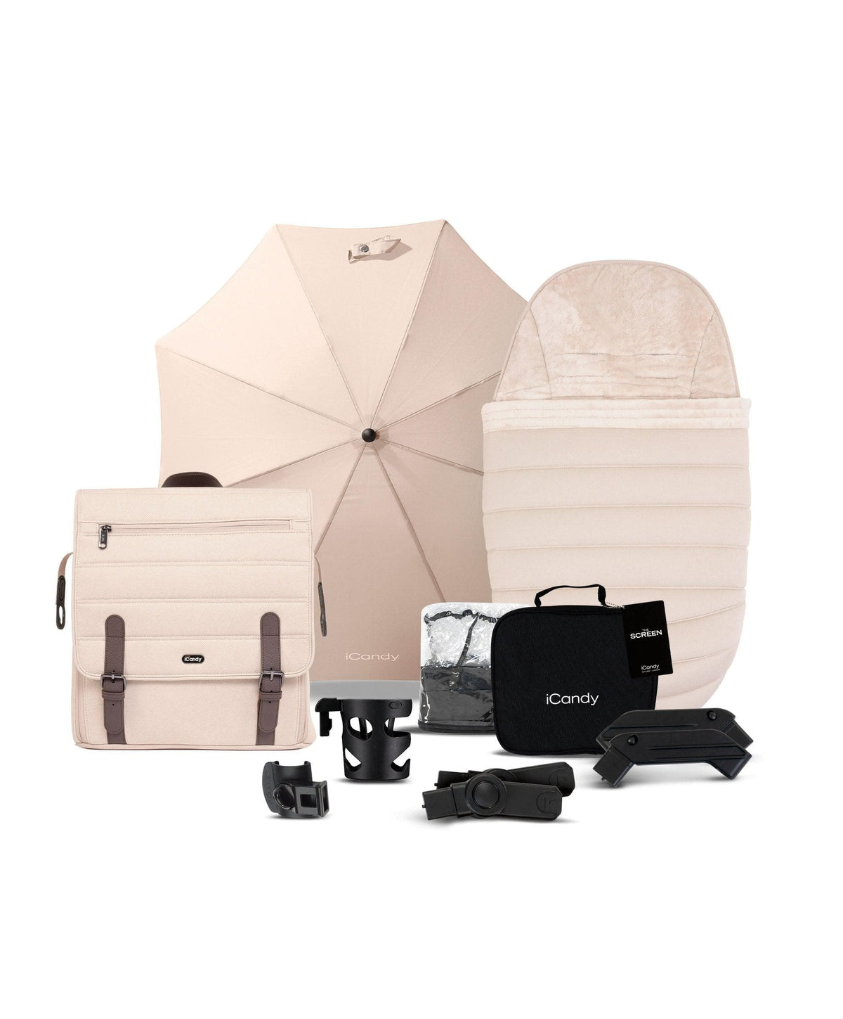 iCandy Peach 7 Complete Pushchair Bundle - Biscotti