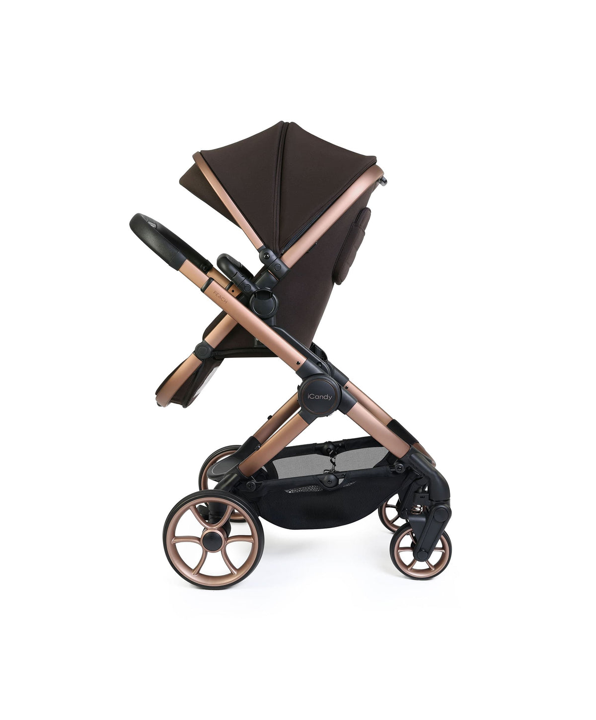 iCandy Peach 8 Complete Pushchair Bundle with Cocoon 360 Car Seat - Pecan