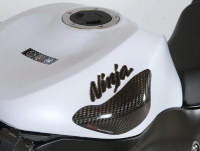R&G Racing Carbon Tank Sliders for Select Kawasaki Motorcycles