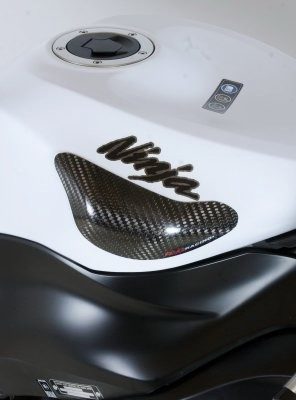 R&G Racing Carbon Tank Sliders for Select Kawasaki Motorcycles