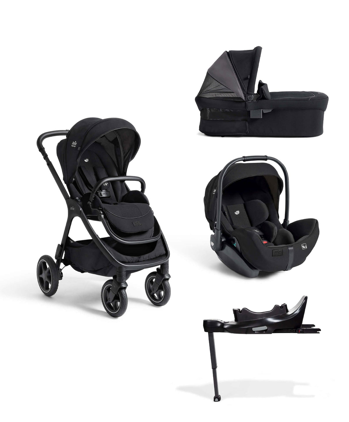 Joie finiti™ 4in1 Signature Pushchair Bundle with Joie Signature I-Level PRO Car Seat (4 pieces) - Eclipse