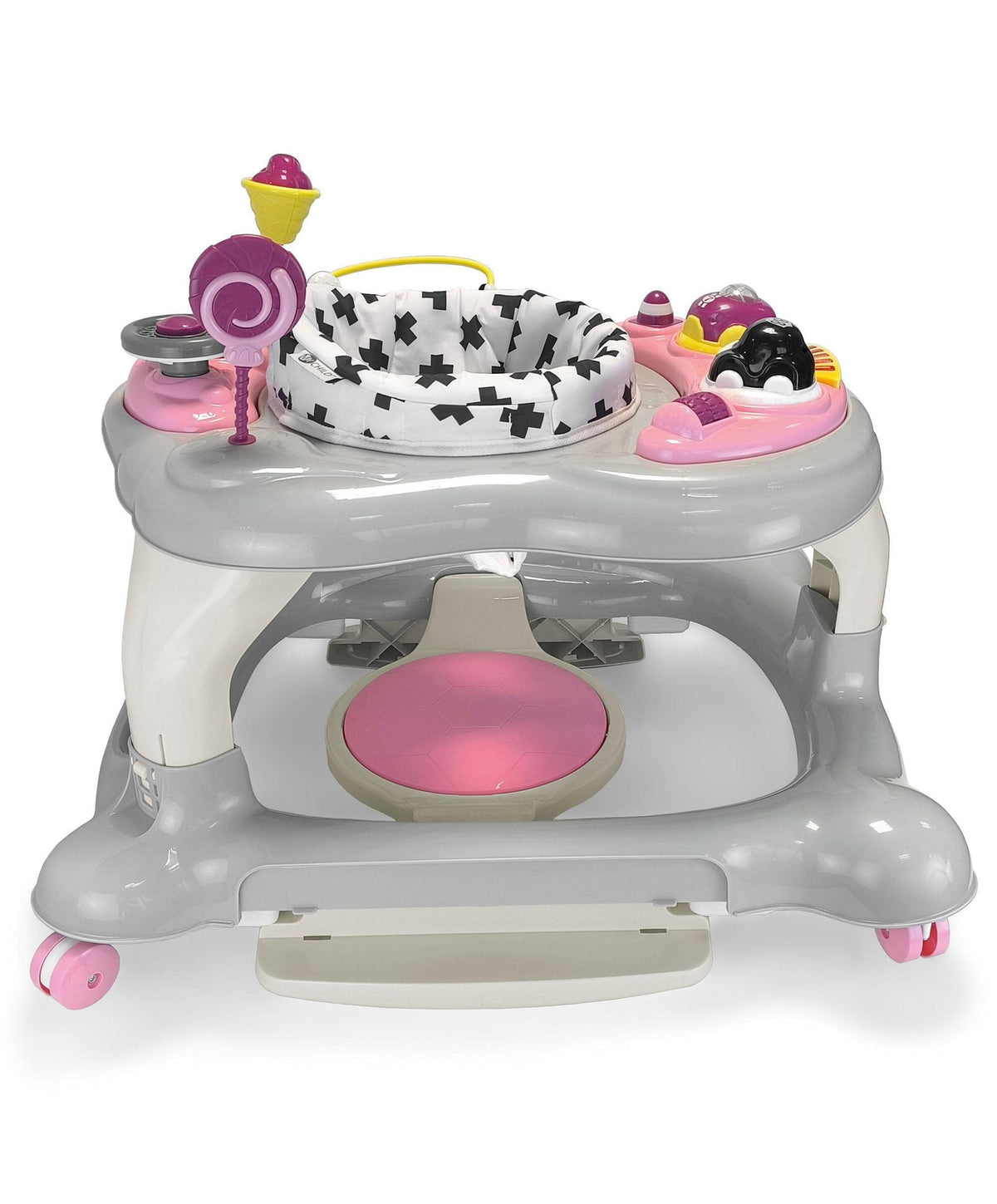 Mychild® Roundabout 4-in-1 Activity Walker, Pink Neutral