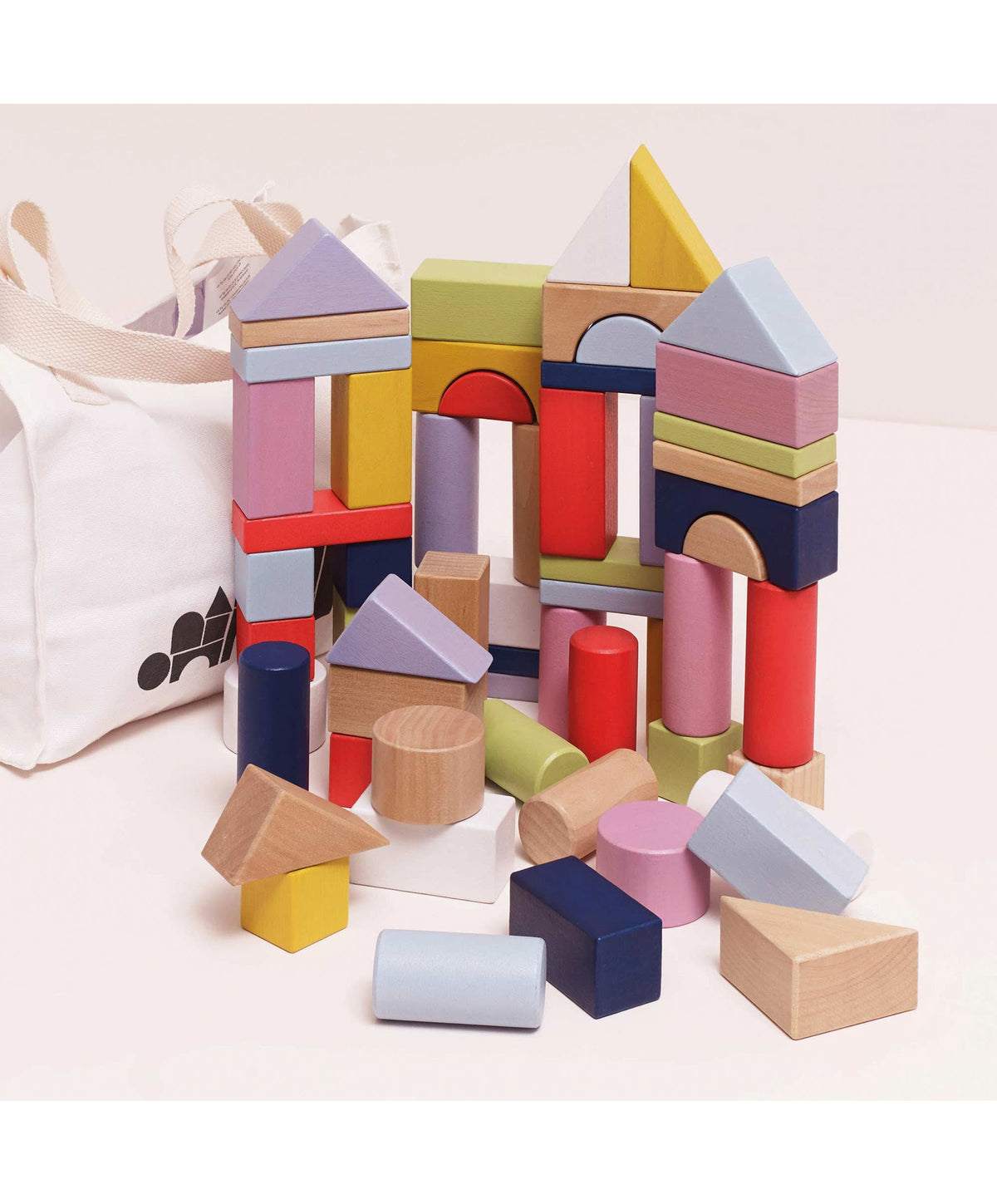 Le Toy Van Colourful Wooden Building Blocks
