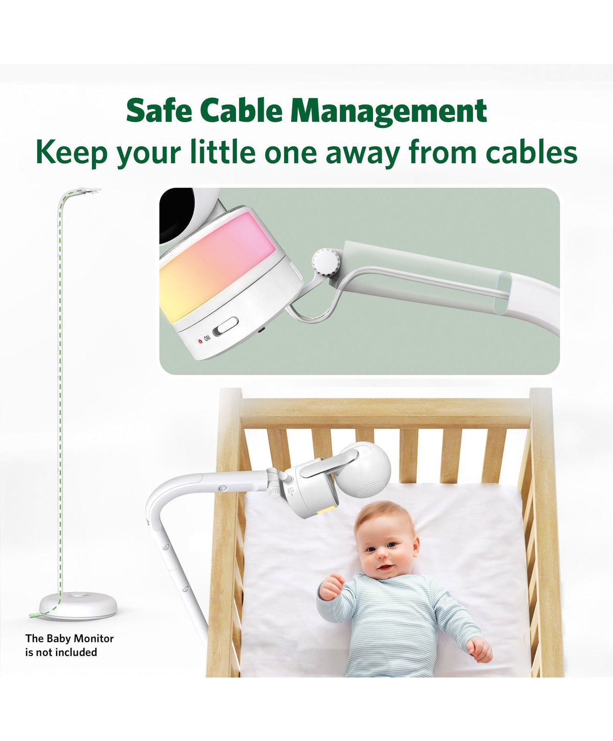 LeapFrog LF4915HD 5 Inch Wi-Fi  Pan & Tilt Monitor & Floorstands