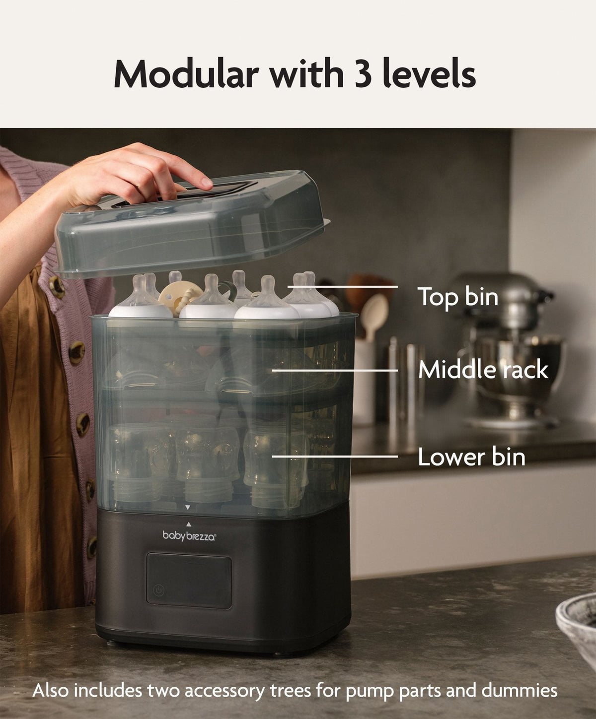Baby Brezza SuperQuick Steriliser Dryer - Black