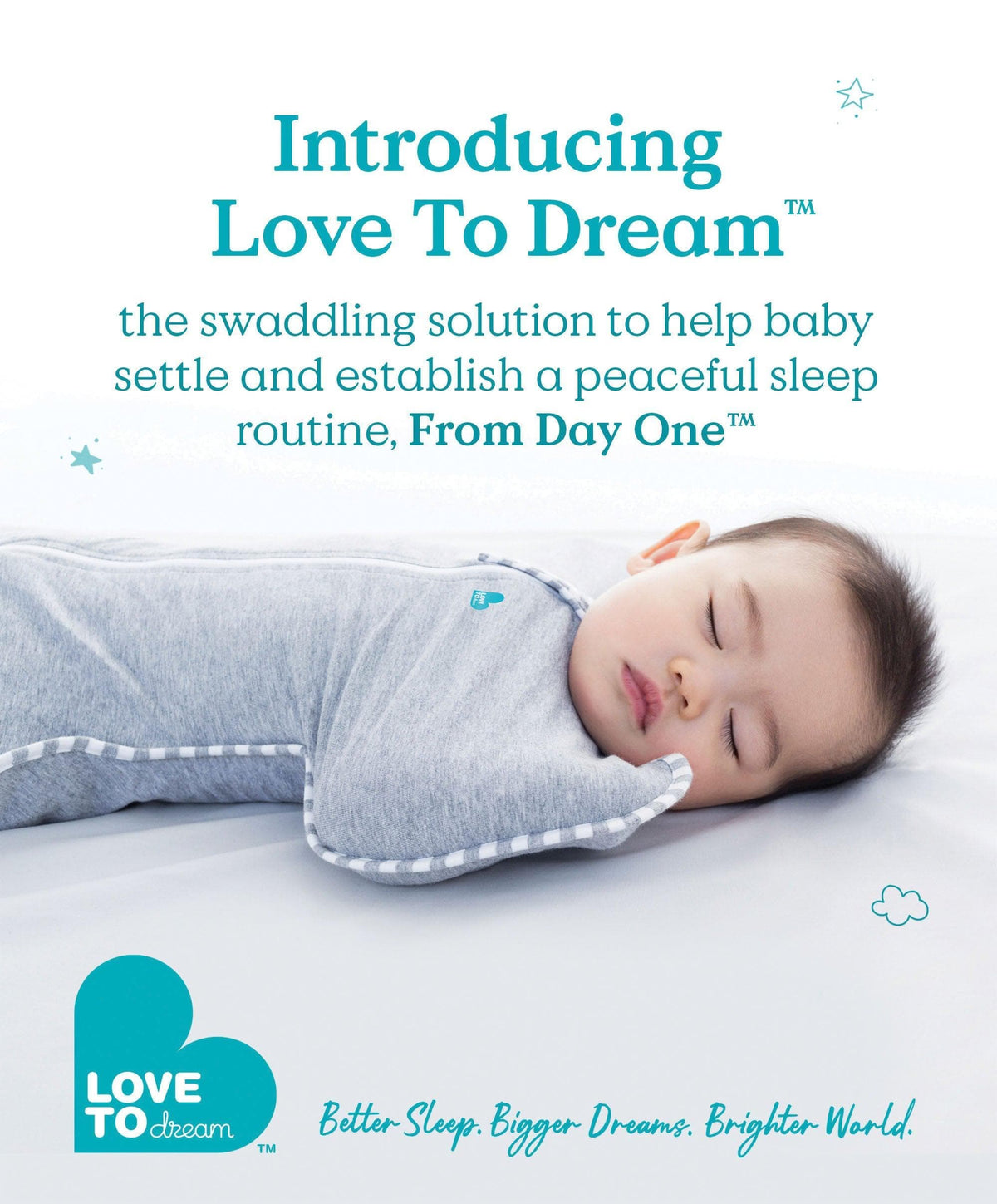 Love to Dream Swaddle Up™ (1.0 Tog) - Cloud Bunny