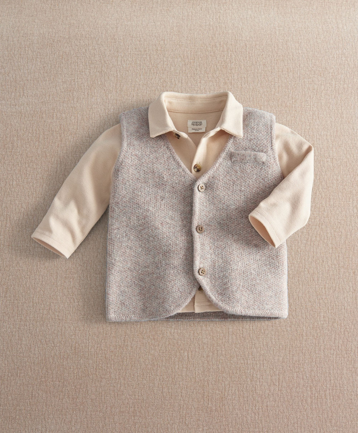 Knitted Waistcoat & Shirt (Pack of 2)