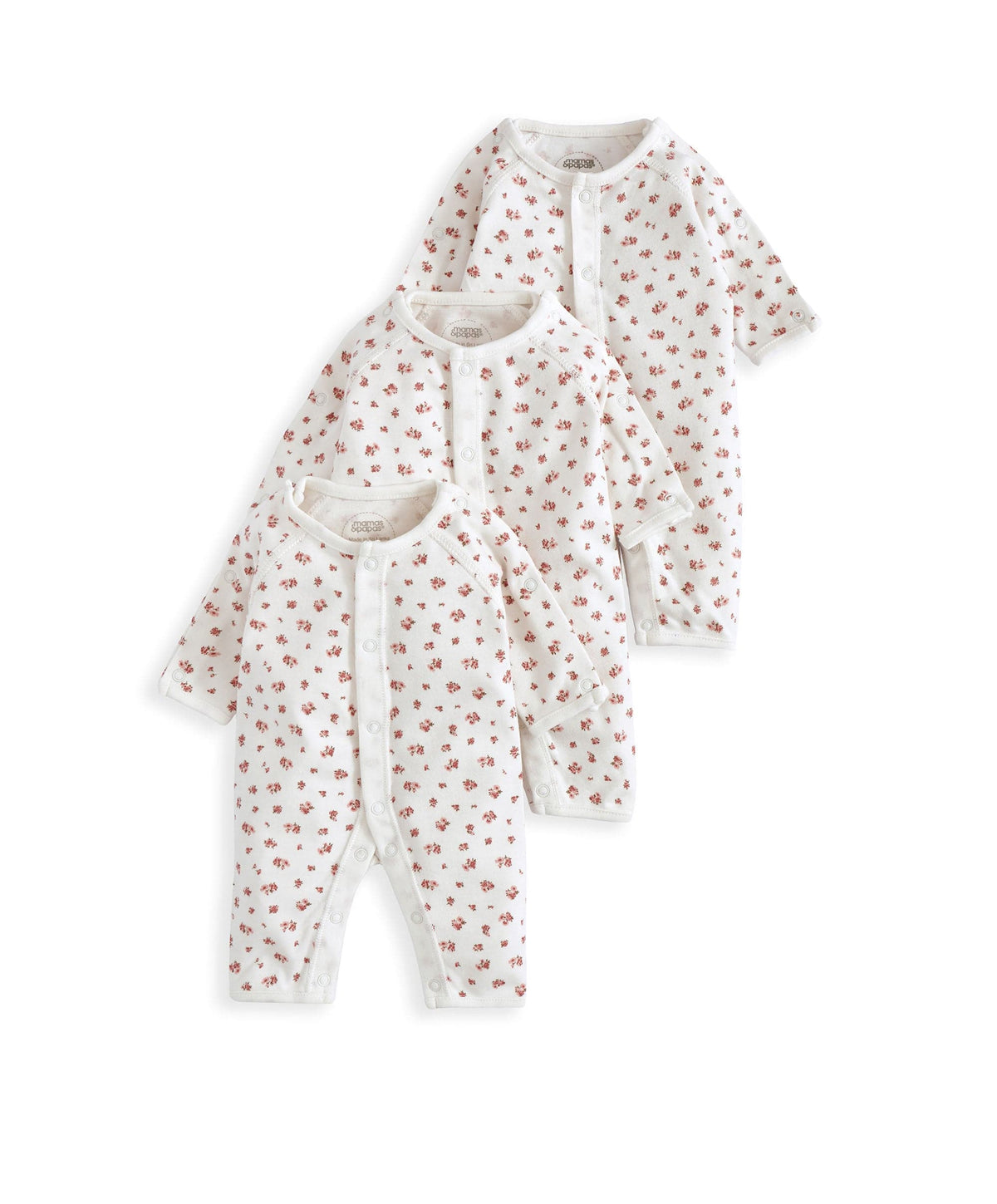 Rose Premature Rompers (Pack of 3)