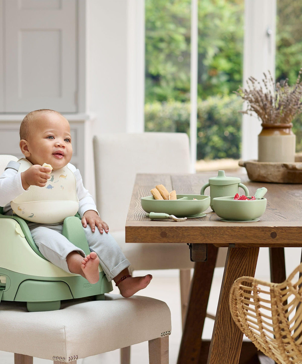 First Mealtime Silicone Set - Kiwi