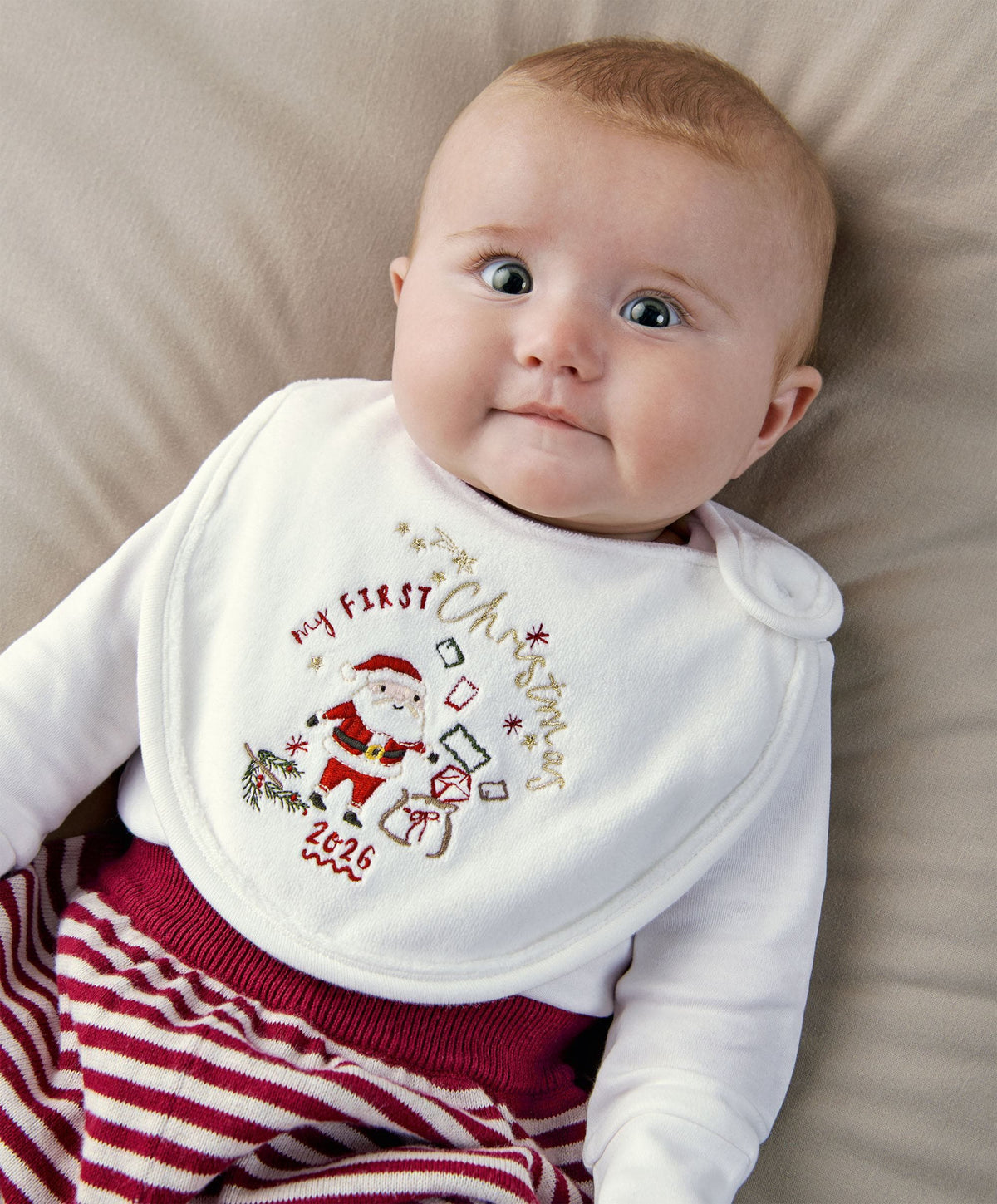 My First Christmas Bib