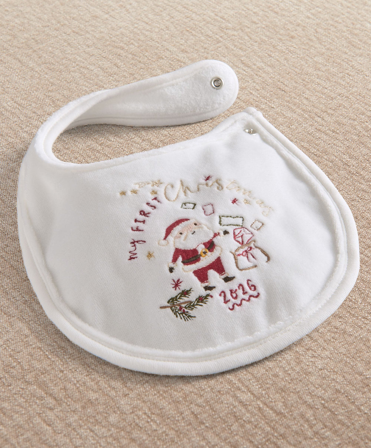My First Christmas Bib