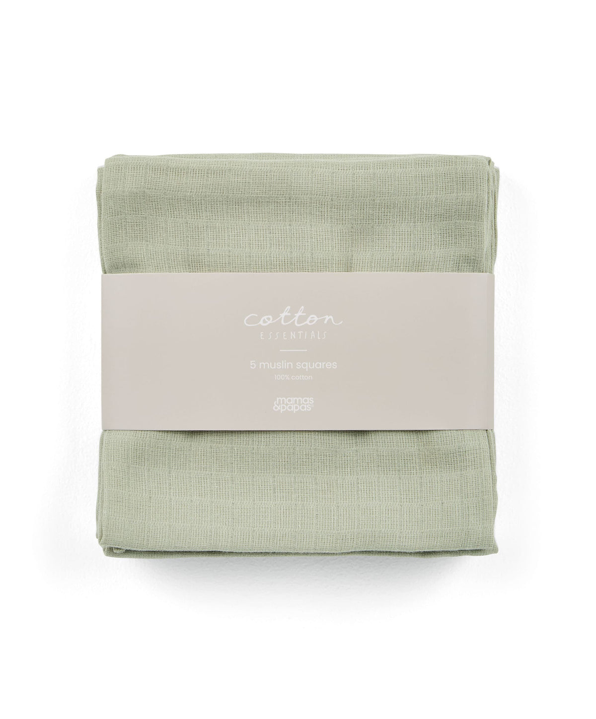 Muslin Squares (Pack of 5) - Sage Green