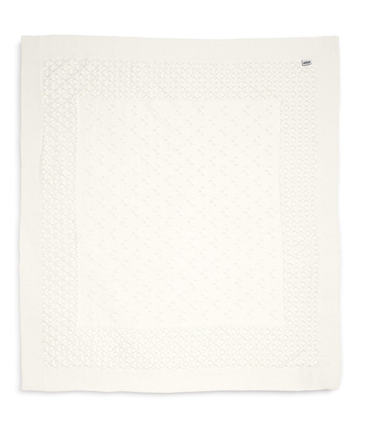 Knitted Blanket - Pointelle