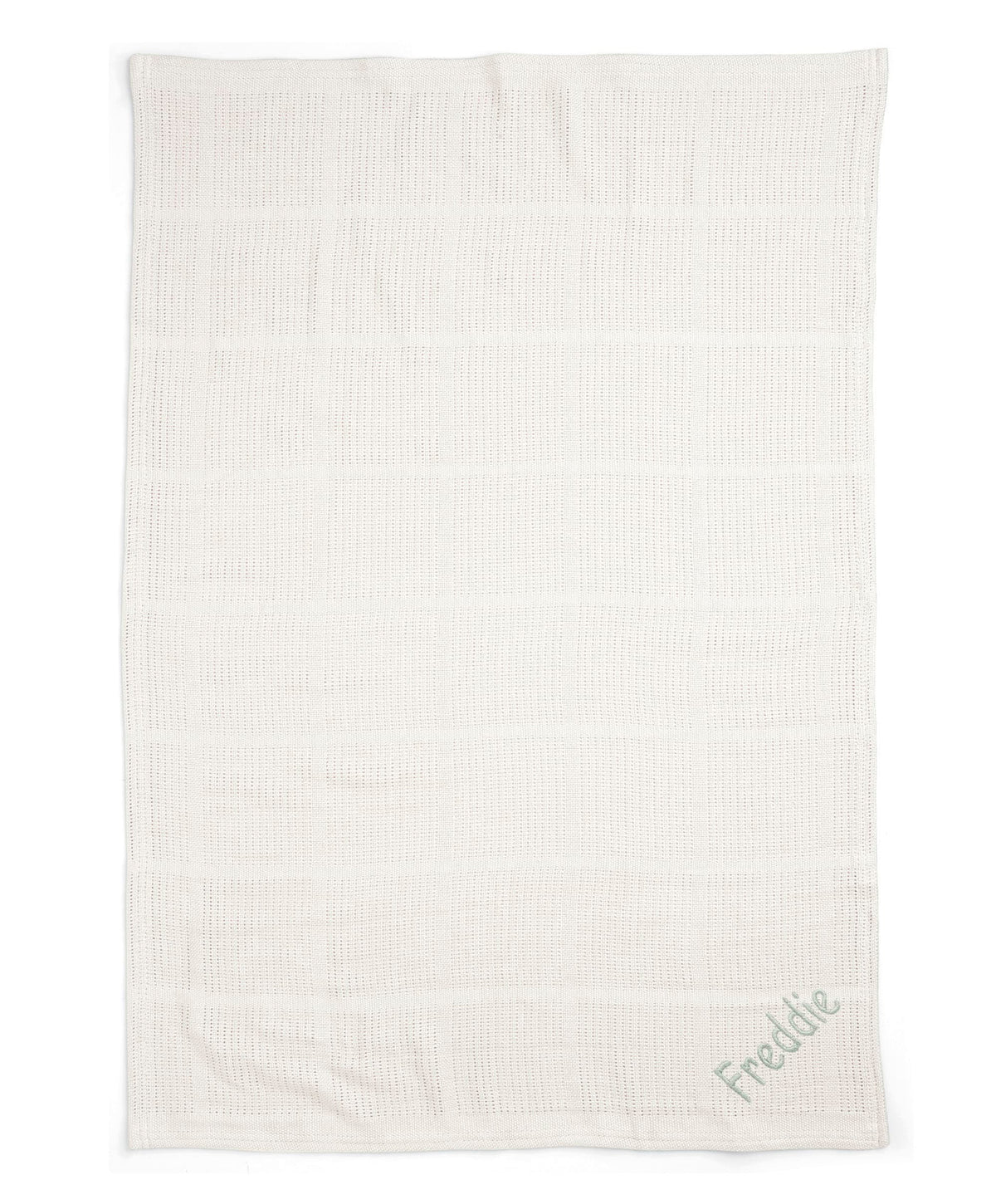 Large Cellular Blanket - White
