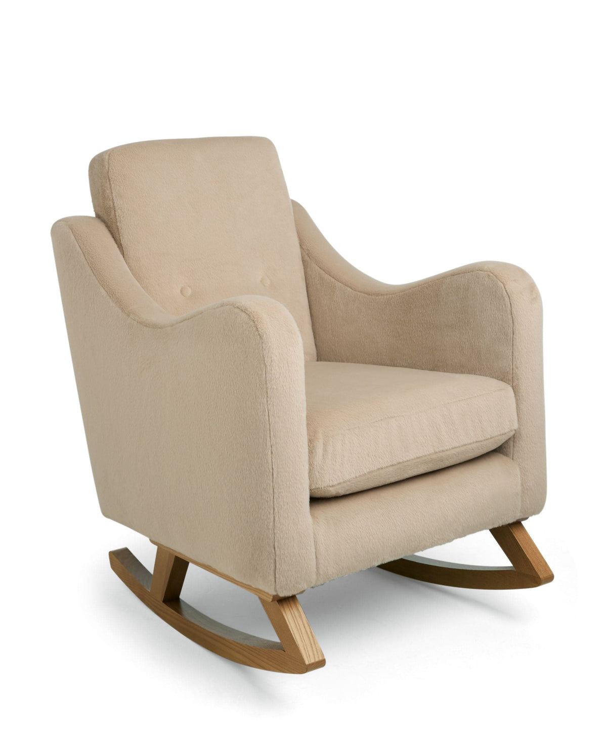 Bowdon Nursing Chair & Footstool Set - Almond Sherpa