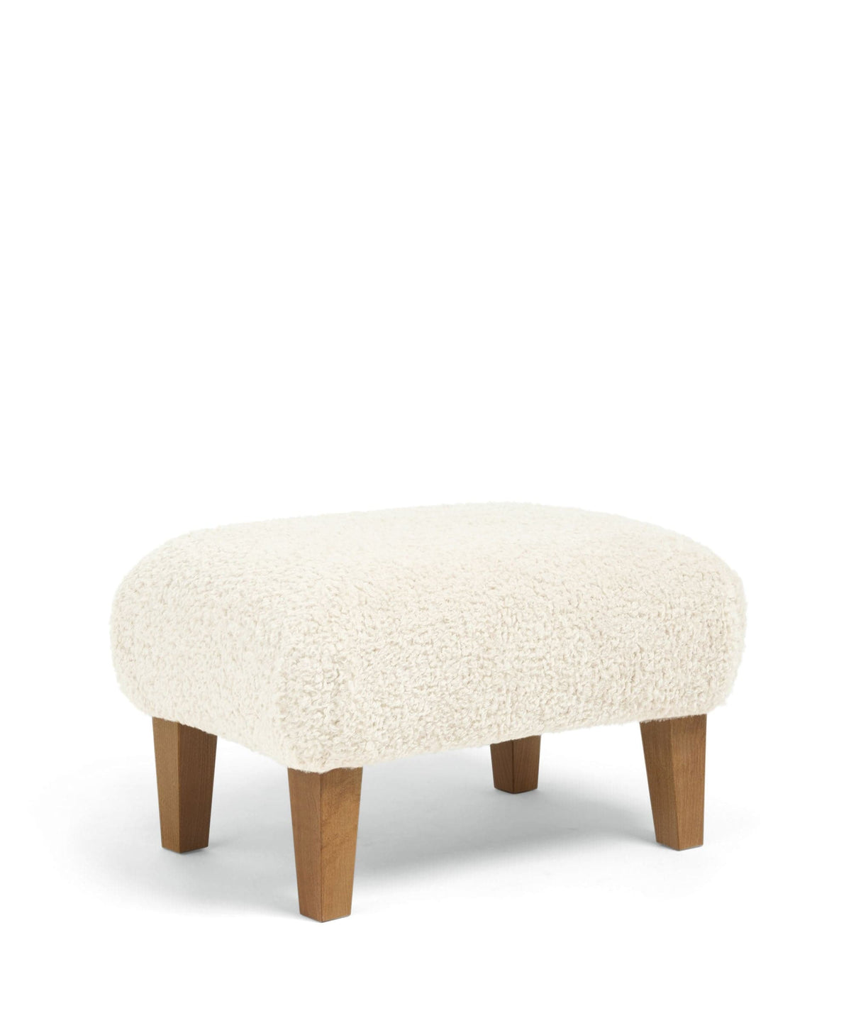 Bowdon Nursing Chair & Footstool Set - Snow Teddy
