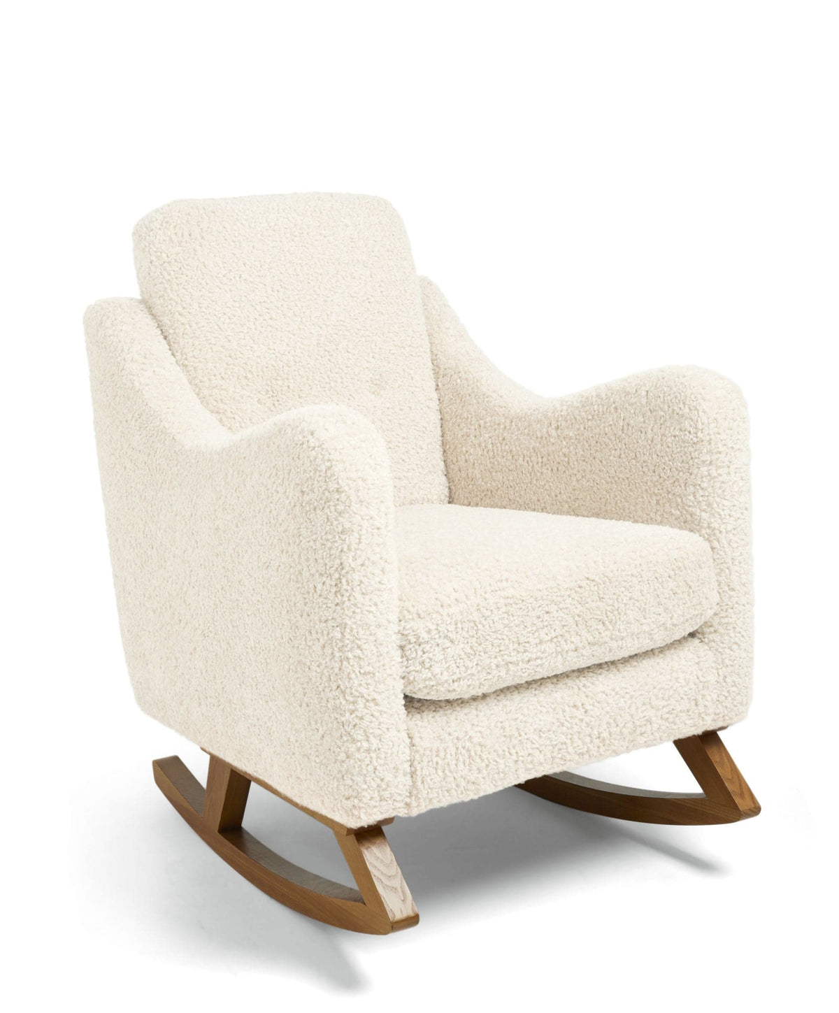 Bowdon Nursing Chair & Footstool Set - Snow Teddy