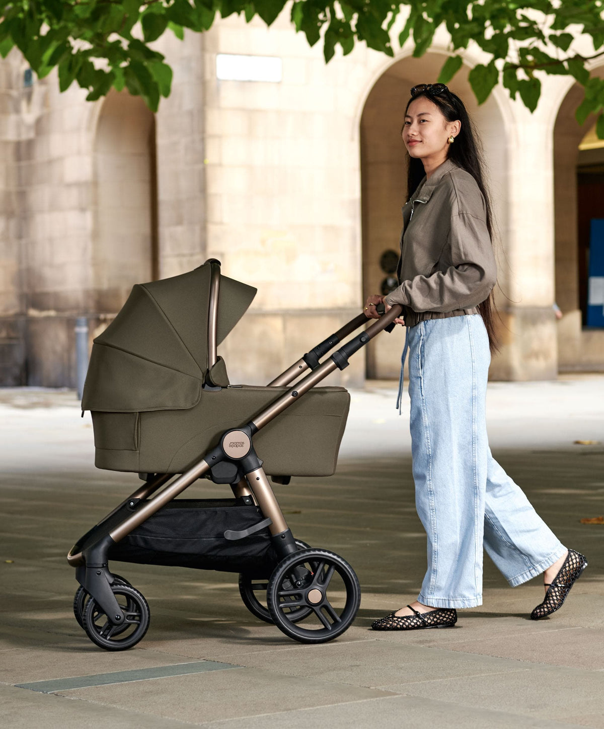 Ocarro 2 Carrycot - Evergreen