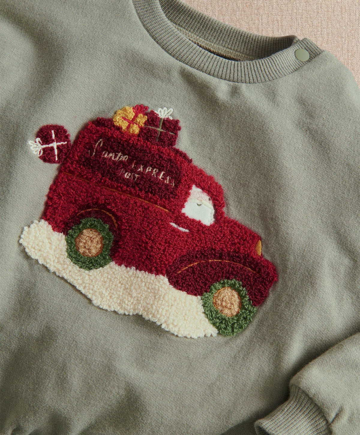 Christmas Santa Delivery Van Sweatshirt
