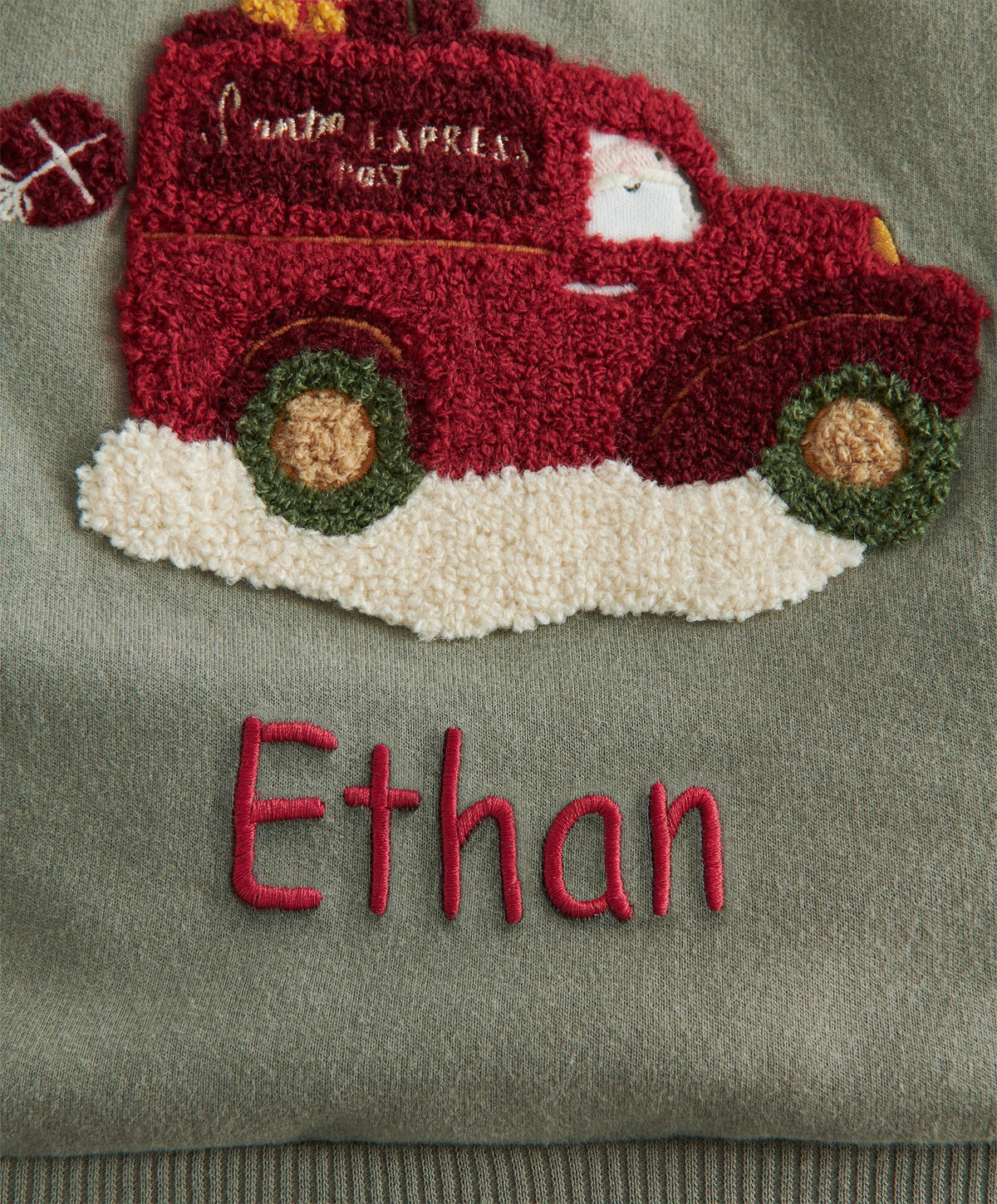 Christmas Santa Delivery Van Sweatshirt