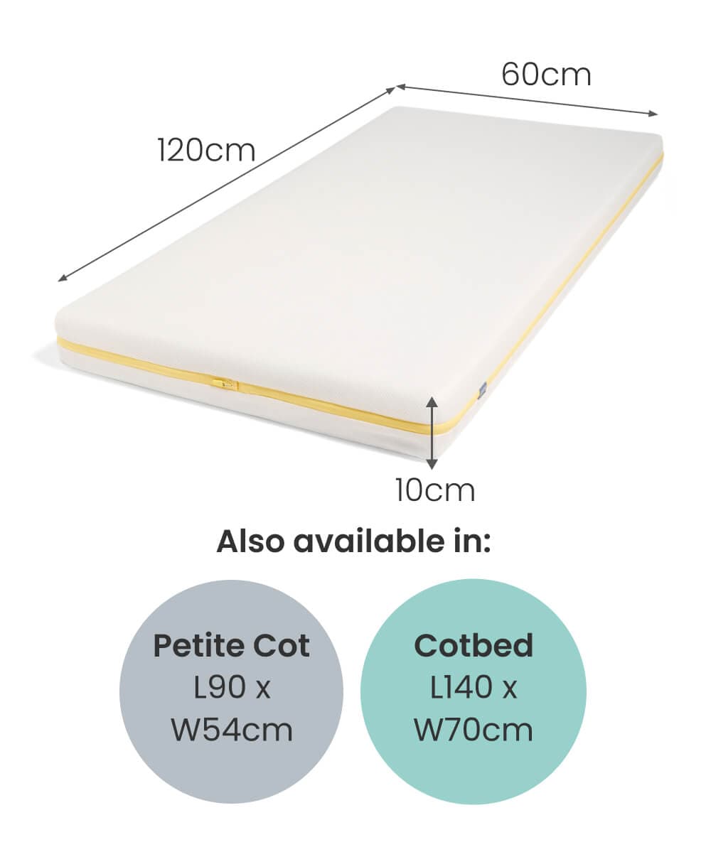 Signature Airflow Fibre Small Cotbed and Cot Mattress
