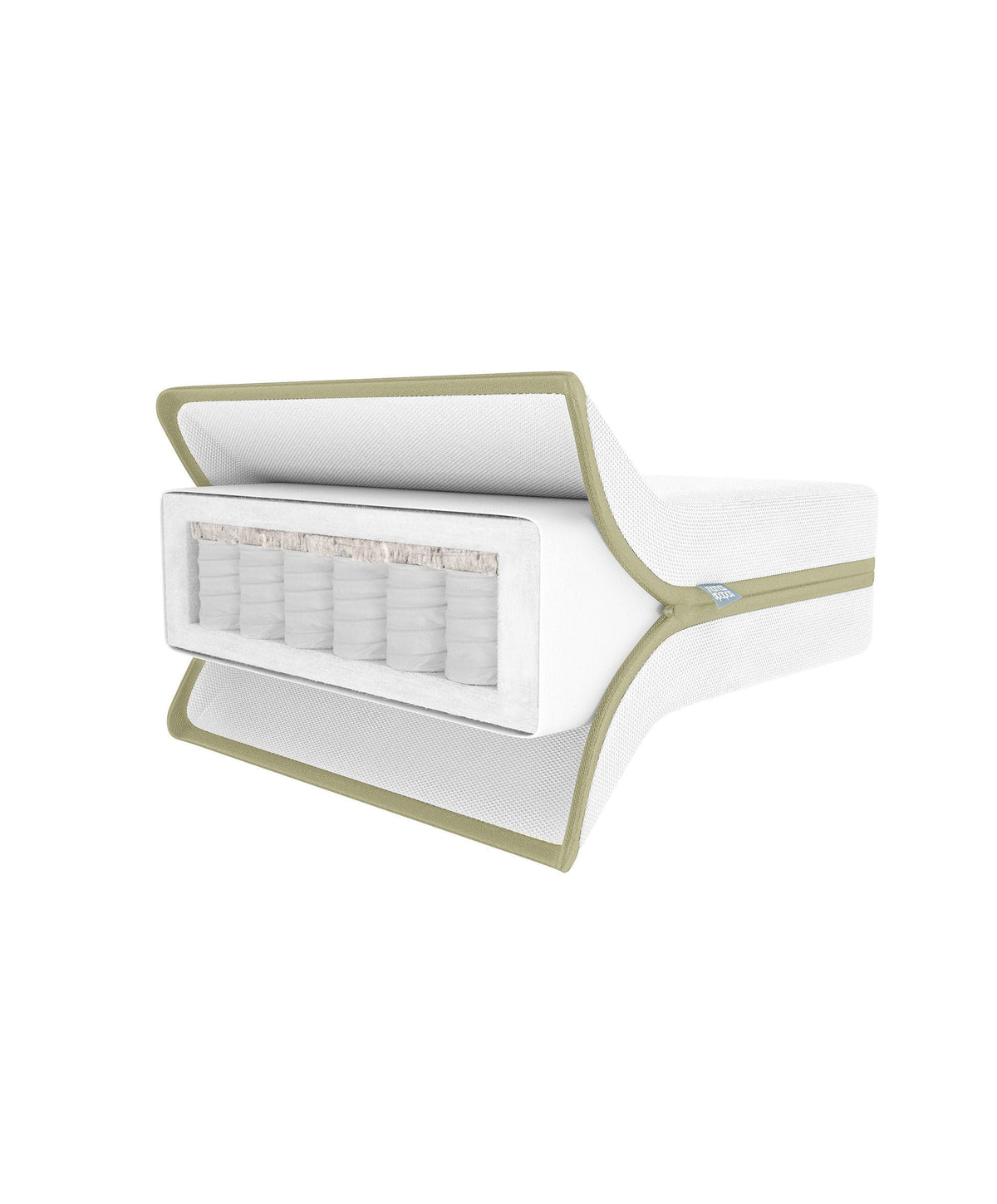 Franklin Cotbed with Premium Pocket Spring Cotbed Mattress - Walnut