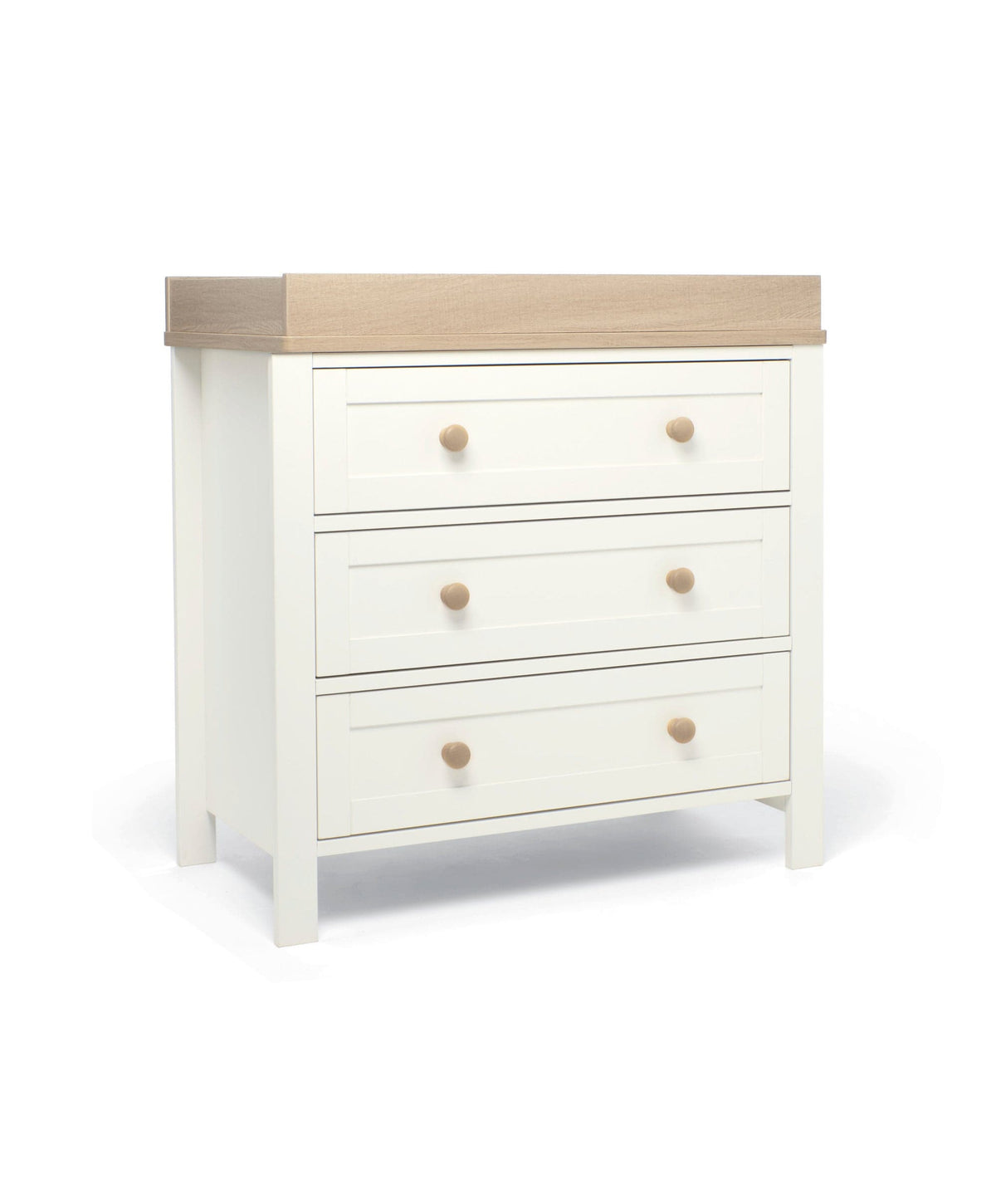 Wedmore 3 Piece Small Cotbed Range with Premium Dual Core Mattress - White/Oak