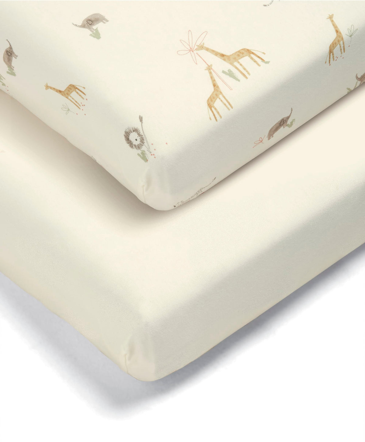 Cotbed Fitted Sheets (2 Pack) - Jungle