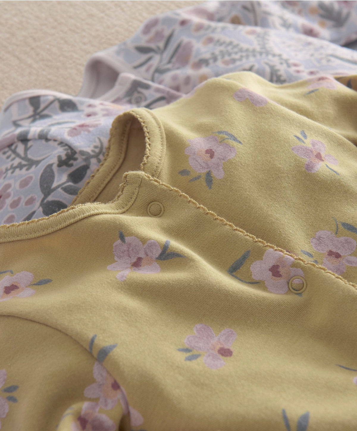 Creative Floral Rompers (Pack of 3)